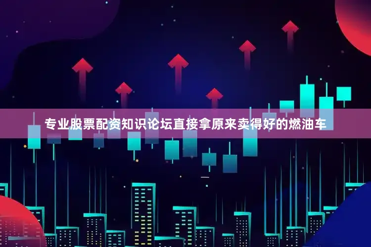 专业股票配资知识论坛直接拿原来卖得好的燃油车