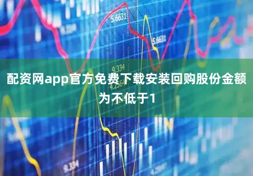 配资网app官方免费下载安装回购股份金额为不低于1